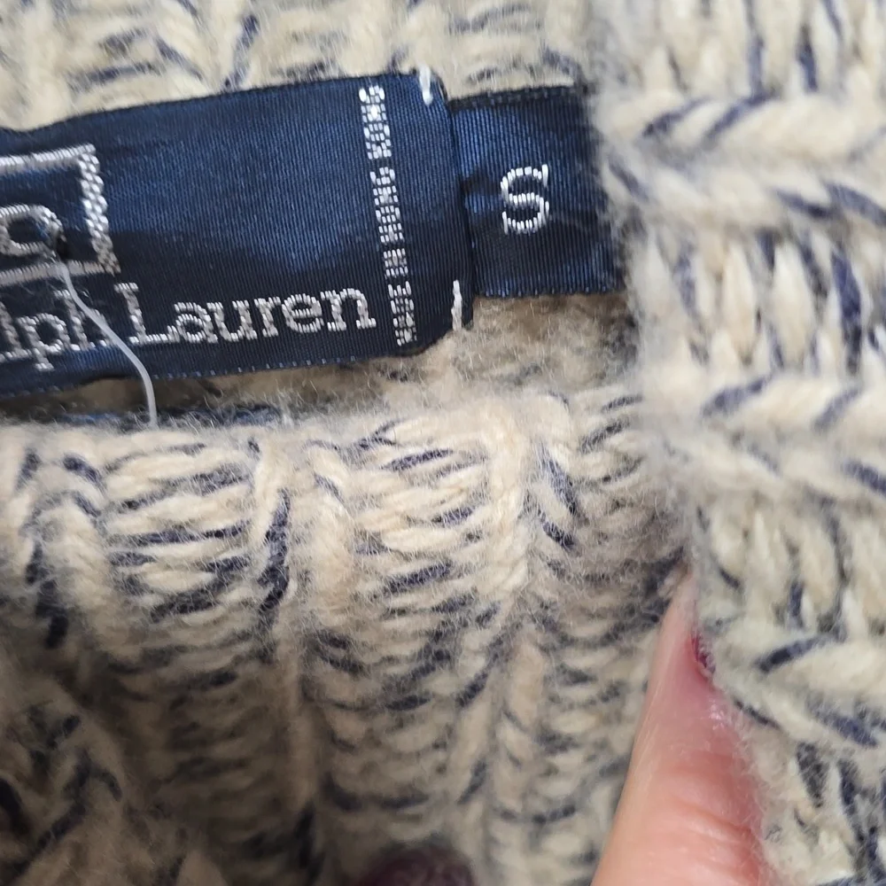 Polo Ralph Lauren Speckled Wool Blend Turtleneck Sweater Size Small NWT - Picture 5 of 8